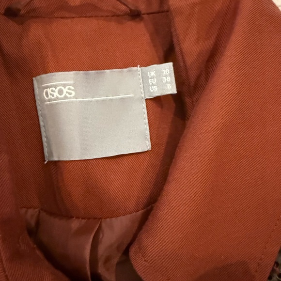 ASOS Rust Trench Coat - Picture 2 of 2